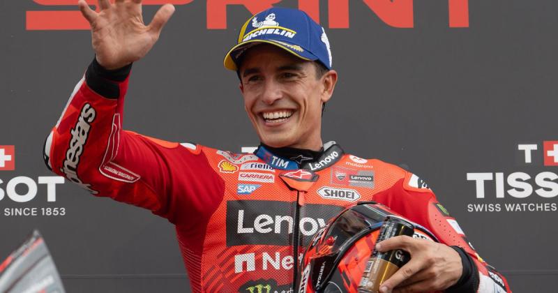 Marc Márquez zsinórban hatodik győzelmét ünnepelte.
