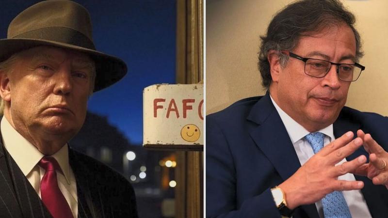 Trump Kolumbia elnökét őrültnek és kokainbárónak titulálja, miközben fokozza a drogháborúval kapcsolatos fellépést az ország ellen.