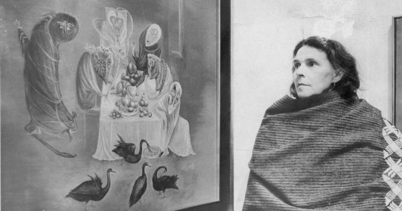 Leonora Carrington varázslatos novellái a valósággal szembeni lázadás szimbolikus kifejeződései. Műveiben a hétköznapi világ határait feszegeti, és a fantázia birodalmában keres új lehetőségeket. Carrington írásaiban a mágikus elemek és a szürreális képek