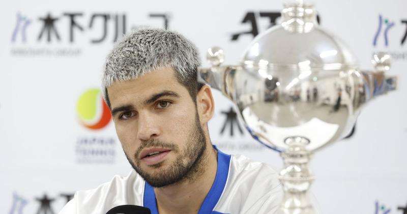 Carlos Alcaraz bejelentette, hogy visszalép a sanghaji tenisztornától.