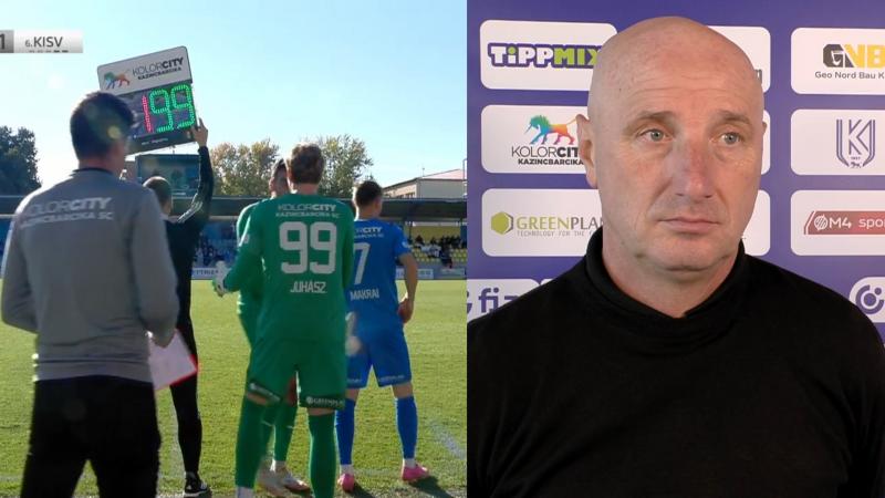 Furcsa szituáció a fiatalok sportjában: a kiegyenlítés jegyében egy kapust cseréltek, ami abszurdnak tűnik! Kuttor Attila írása az M4 Sporton.